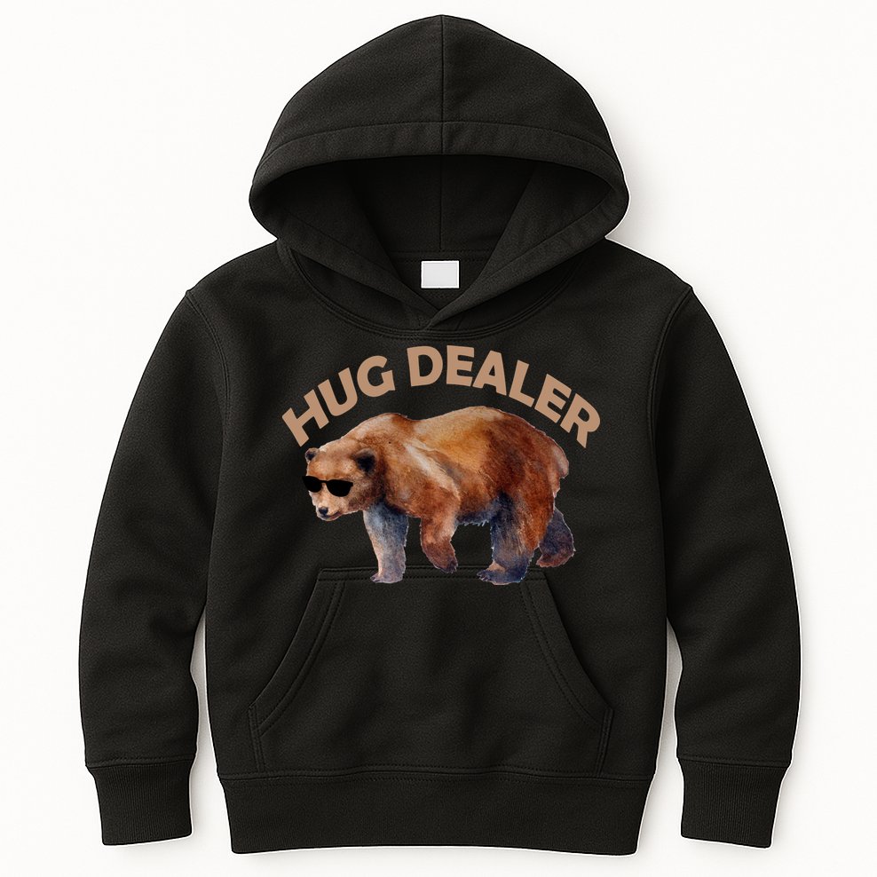 Hug Dealer Gangster Bear Kids Hoodie