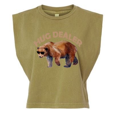 Hug Dealer Gangster Bear Garment-Dyed Women's Muscle Tee