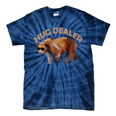 Hug Dealer Gangster Bear Tie-Dye T-Shirt