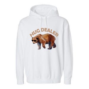 Hug Dealer Gangster Bear Garment-Dyed Fleece Hoodie