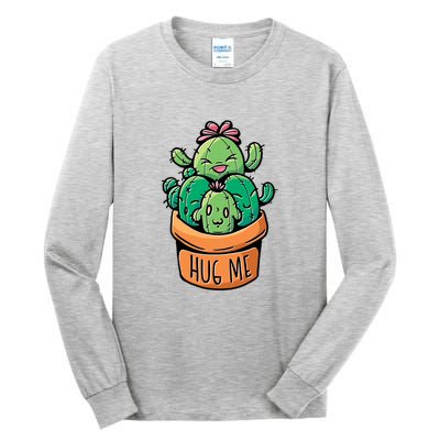 Hug Me Cactus Tall Long Sleeve T-Shirt