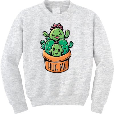 Hug Me Cactus Kids Sweatshirt