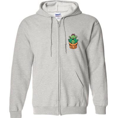 Hug Me Cactus Full Zip Hoodie