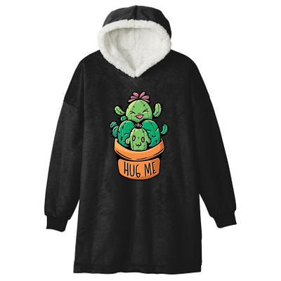 Hug Me Cactus Hooded Wearable Blanket