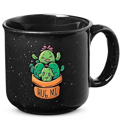 Hug Me Cactus 15oz Campfire Ceramic Mug