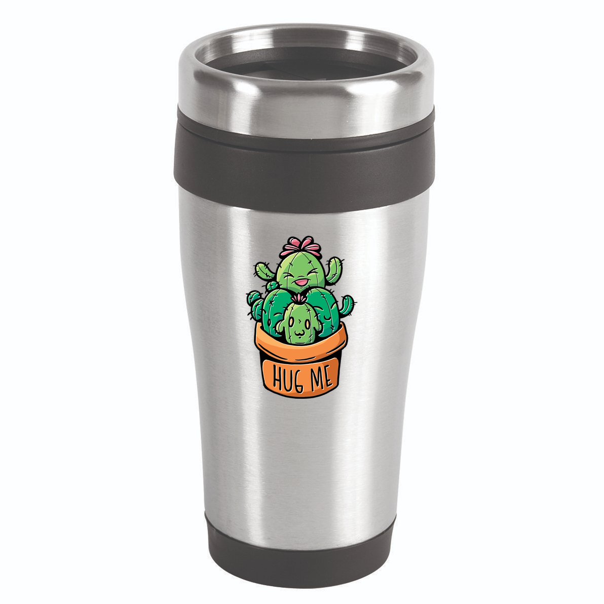 Hug Me Cactus 16oz Travel Tumbler