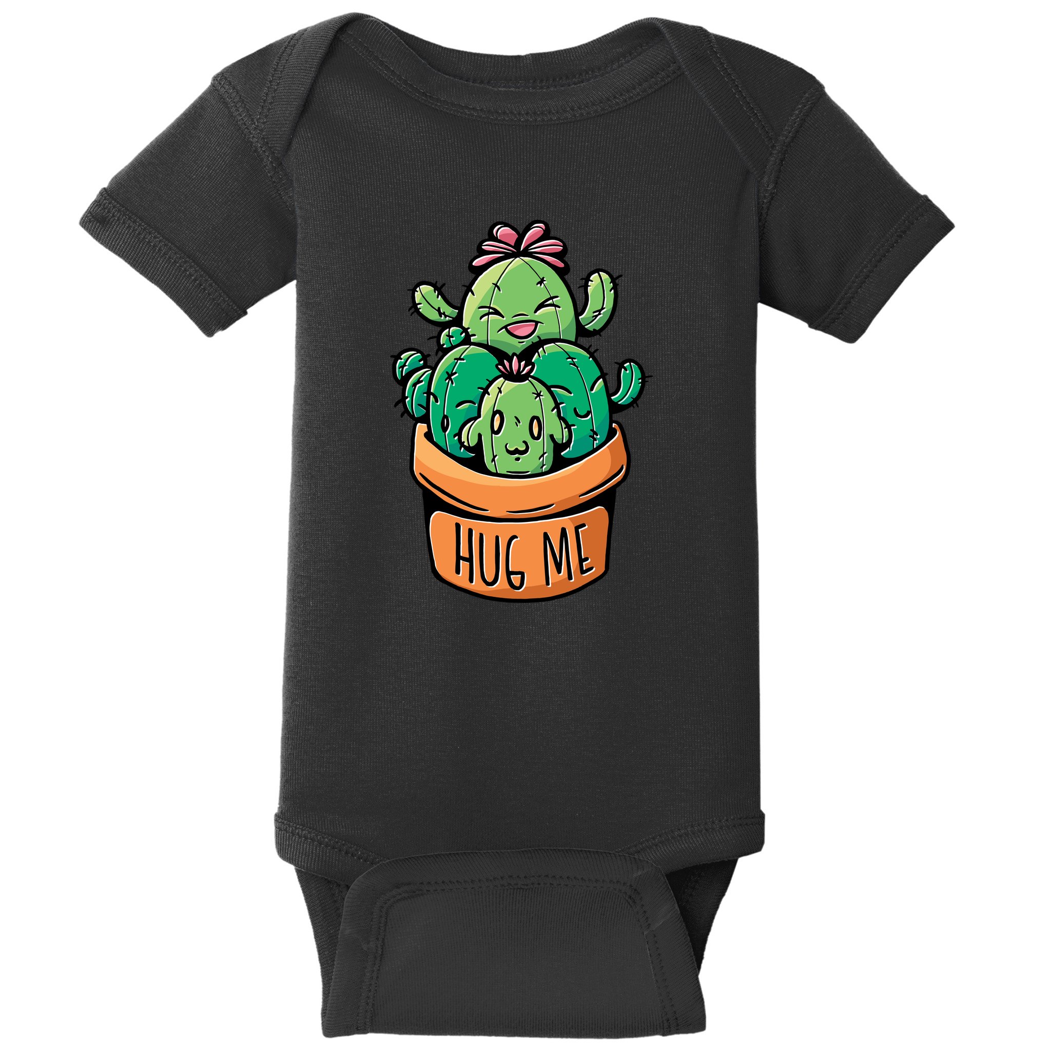 Hug Me Cactus Baby Bodysuit