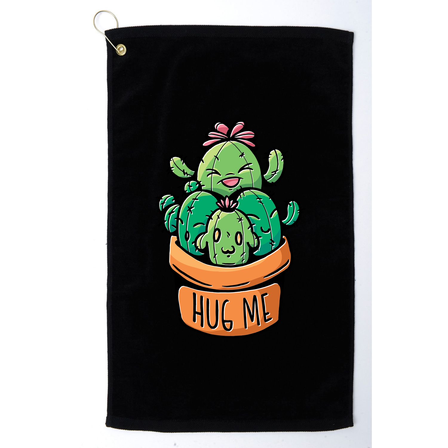 Hug Me Cactus Golf Towel