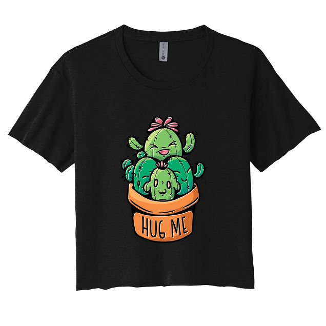 Hug Me Cactus Crop Top