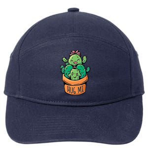 Hug Me Cactus 7-Panel Snapback Hat