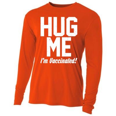 Hug Me I'm Vaccinated!  Cooling Performance Long Sleeve Crew