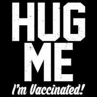 Hug Me I'm Vaccinated!  Cropped Pullover Crew