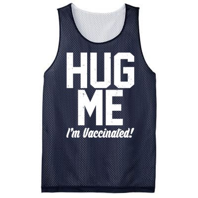 Hug Me I'm Vaccinated!  Mesh Reversible Basketball Jersey Tank