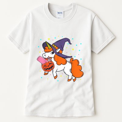 Halloween Unicorn Girls Witchy Unicorn Halloween Tall T-Shirt