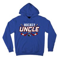 Hockey Uncle Gift Papa FatherS Day Vintage Cute Gift Hoodie