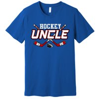 Hockey Uncle Gift Papa FatherS Day Vintage Cute Gift Premium T-Shirt