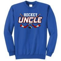 Hockey Uncle Gift Papa FatherS Day Vintage Cute Gift Tall Sweatshirt