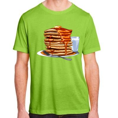 Huge Pancake Stack Adult ChromaSoft Performance T-Shirt