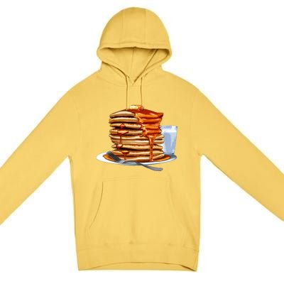 Huge Pancake Stack Premium Pullover Hoodie