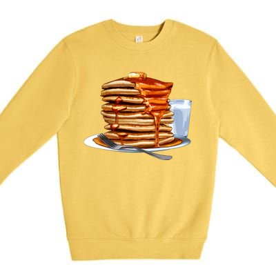 Huge Pancake Stack Premium Crewneck Sweatshirt