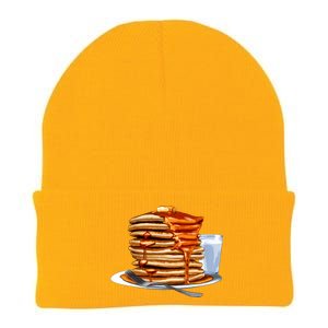 Huge Pancake Stack Knit Cap Winter Beanie