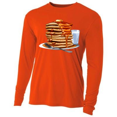 Huge Pancake Stack Cooling Performance Long Sleeve Crew