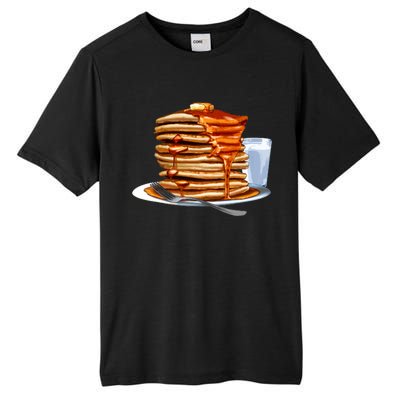 Huge Pancake Stack Tall Fusion ChromaSoft Performance T-Shirt