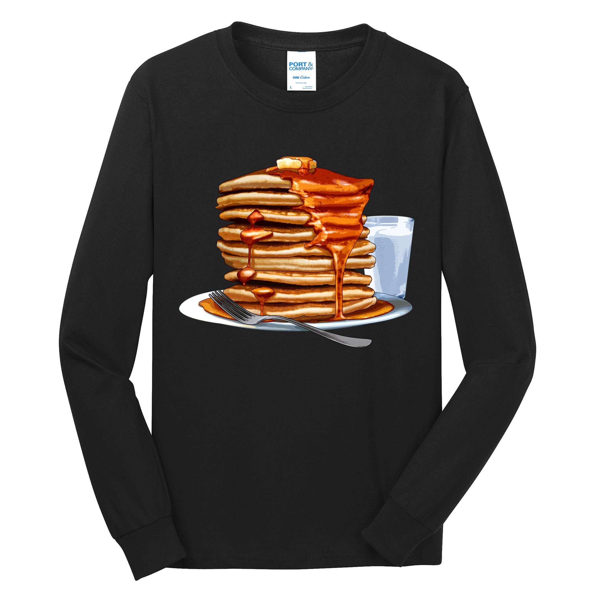 Huge Pancake Stack Tall Long Sleeve T-Shirt