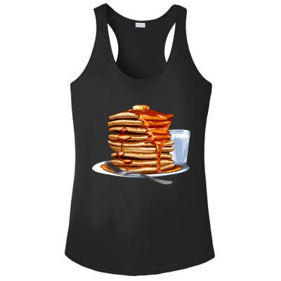 Huge Pancake Stack Ladies PosiCharge Competitor Racerback Tank
