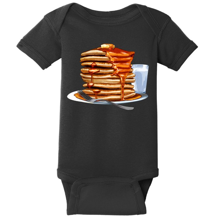 Huge Pancake Stack Baby Bodysuit