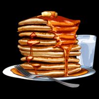 Huge Pancake Stack Baby Bodysuit