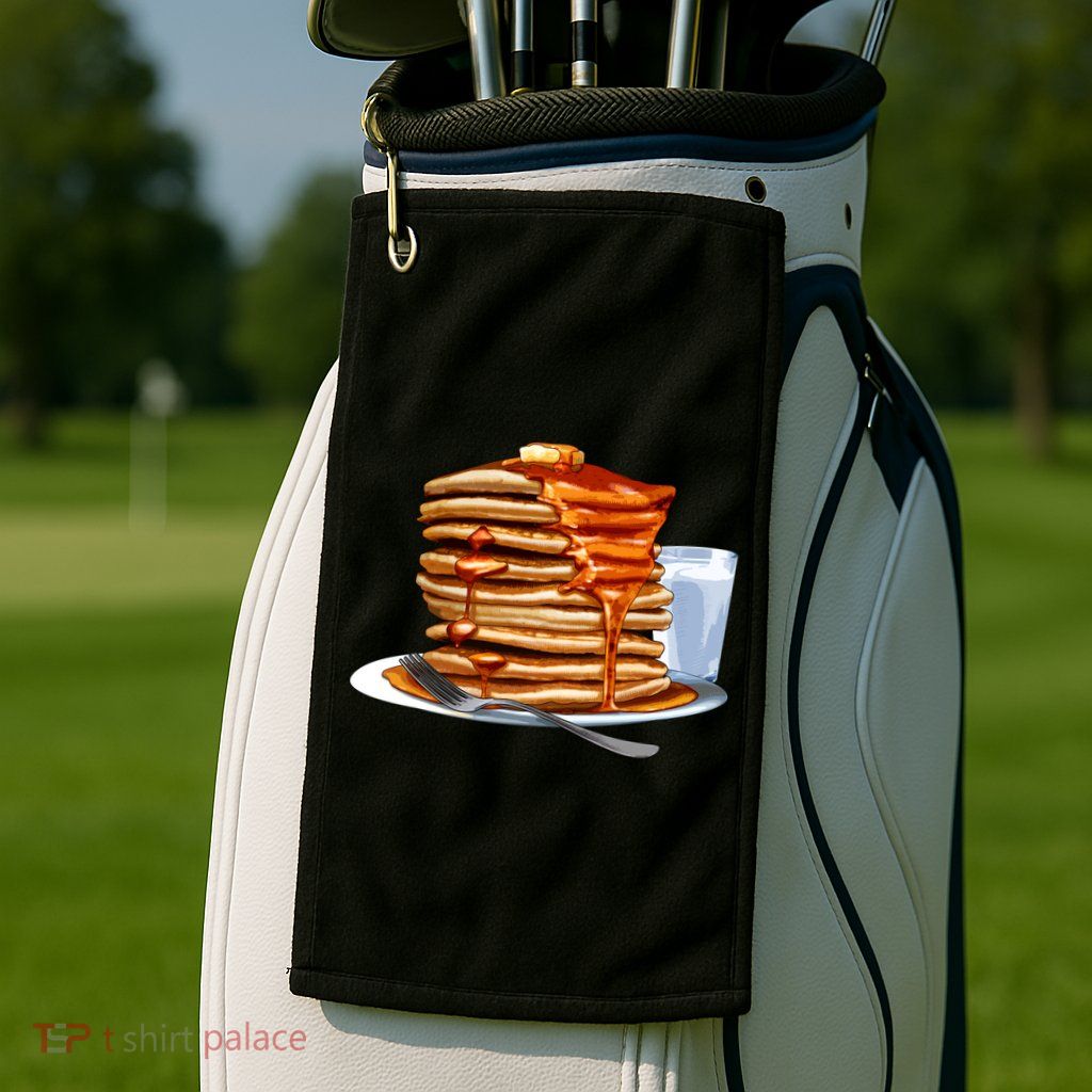 Huge Pancake Stack Golf Towel