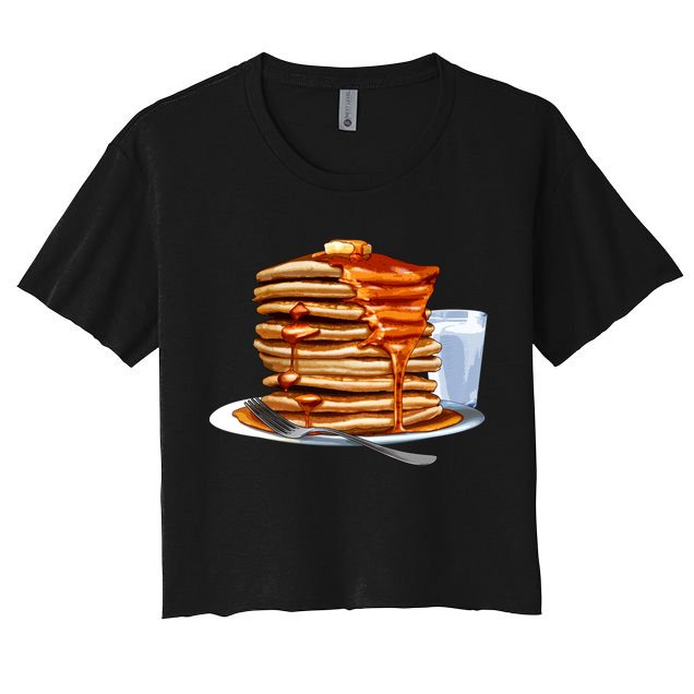 Huge Pancake Stack Crop Top