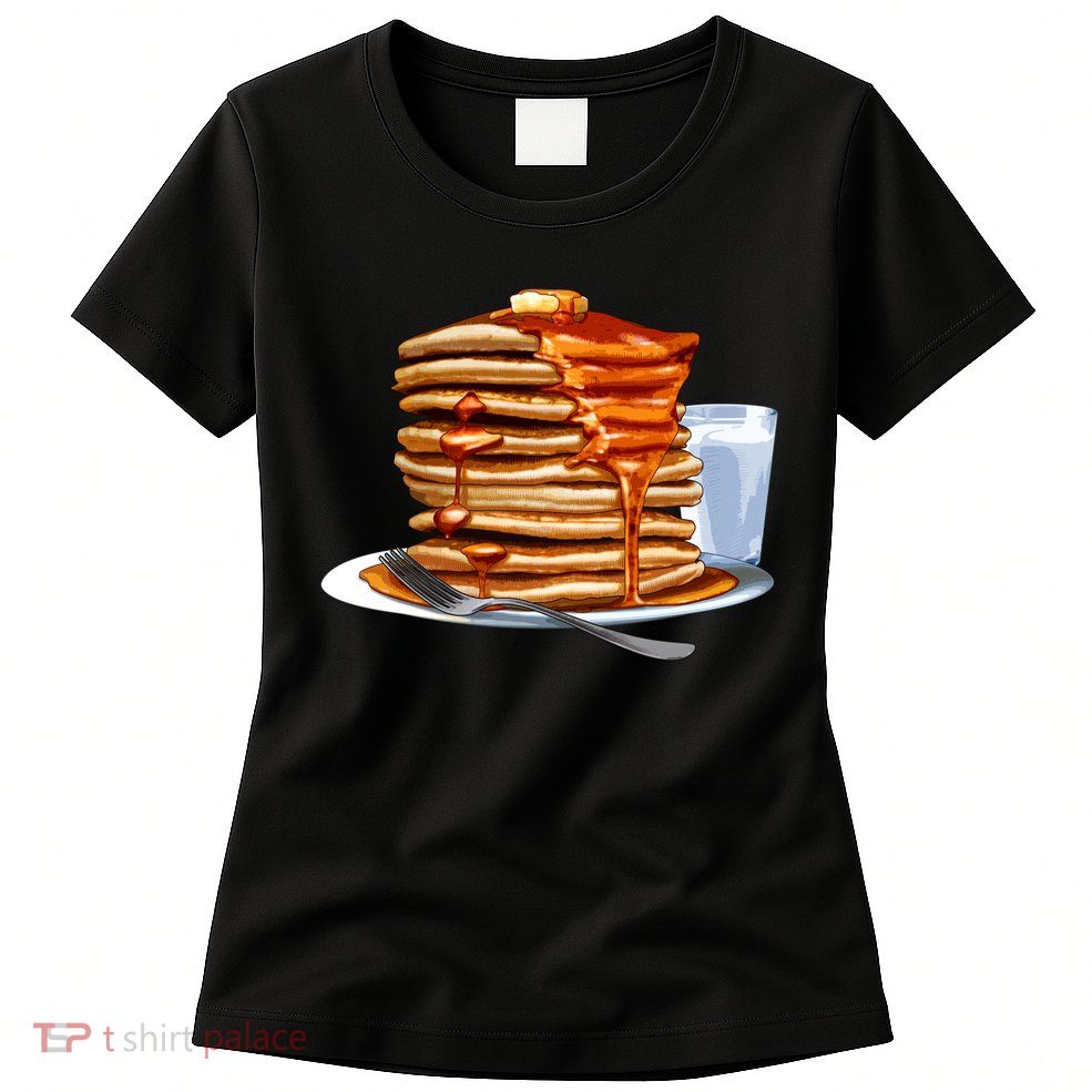 Huge Pancake Stack Womens T-Shirt