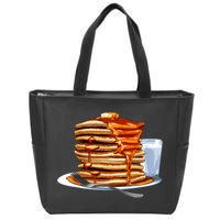Huge Pancake Stack Zip Tote Bag