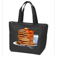 Huge Pancake Stack Zip Tote Bag