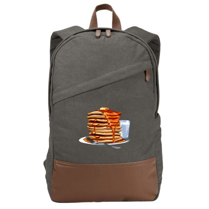 Huge Pancake Stack Cotton Canvas Backpack