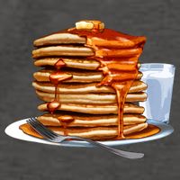 Huge Pancake Stack Vector Backpack