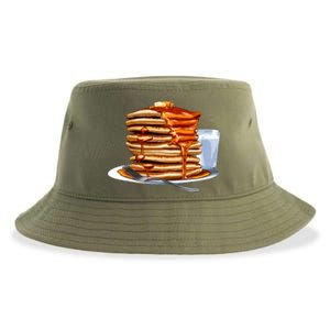 Huge Pancake Stack Sustainable Bucket Hat