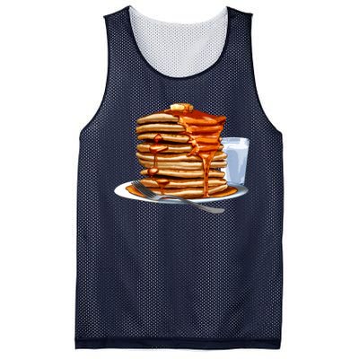 Huge Pancake Stack Mesh Reversible Basketball Jersey Tank