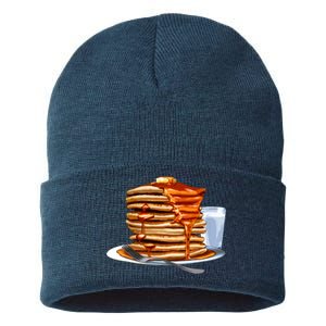 Huge Pancake Stack Sustainable Knit Beanie