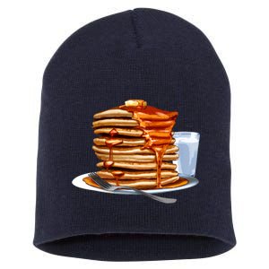 Huge Pancake Stack Short Acrylic Beanie