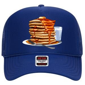 Huge Pancake Stack High Crown Mesh Back Trucker Hat