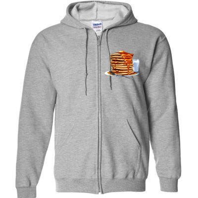 Huge Pancake Stack Full Zip Hoodie