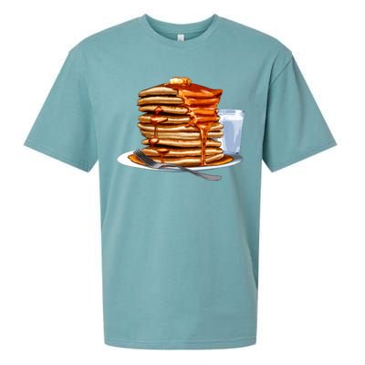 Huge Pancake Stack Sueded Cloud Jersey T-Shirt