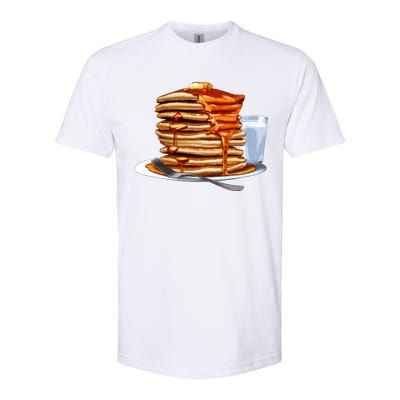 Huge Pancake Stack Softstyle CVC T-Shirt