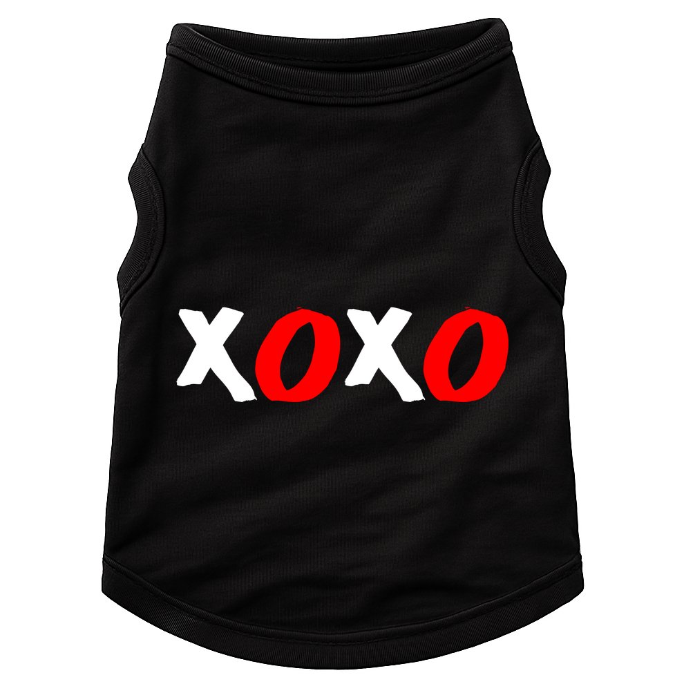 Hugs and Kisses XOXO Valentine's Day Doggie Tank