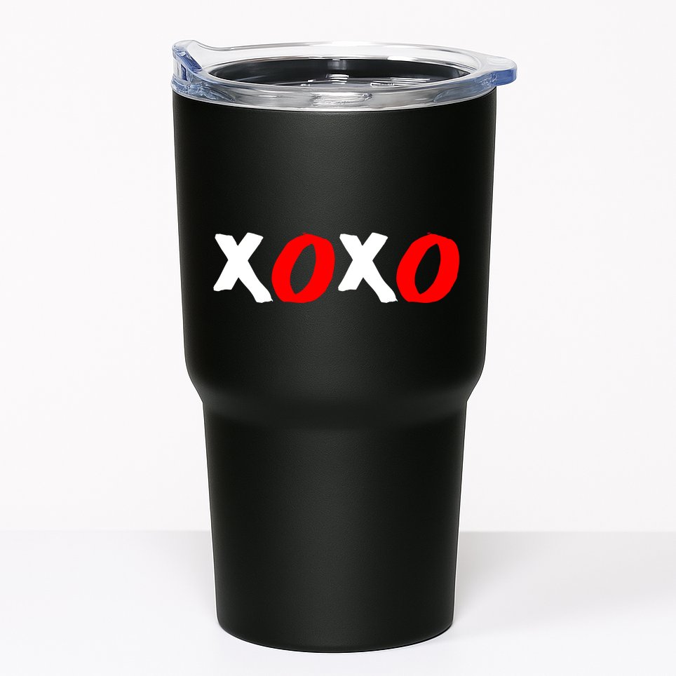 Hugs and Kisses XOXO Valentine's Day Tumbler