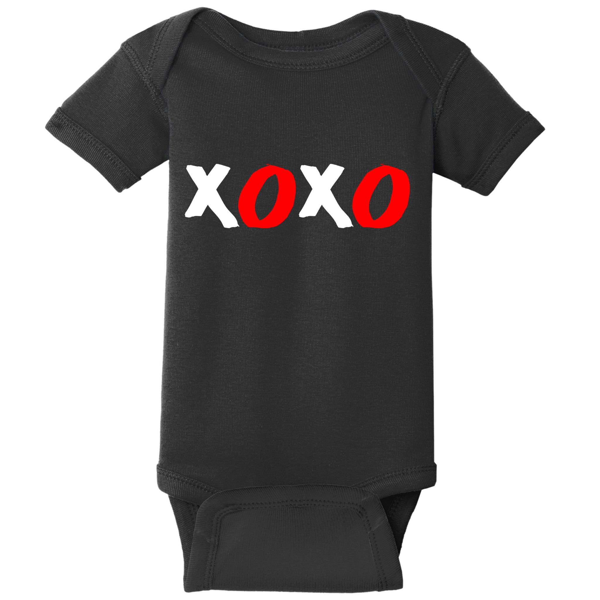 Hugs and Kisses XOXO Valentine's Day Baby Bodysuit
