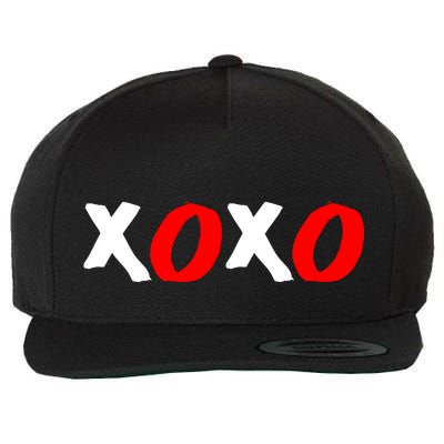 Hugs and Kisses XOXO Valentine's Day Wool Snapback Cap
